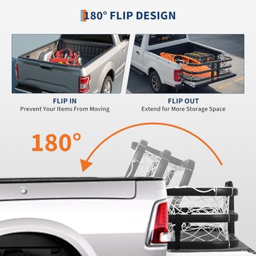 48-61in Truck Bed Extender Fit for Ford f-150/Ram,1500/2500/3500/Silverado/Sierra/Nissan Frontier, Upgraded Tailgate Extender by WildVenture - Used condition - Image 5
