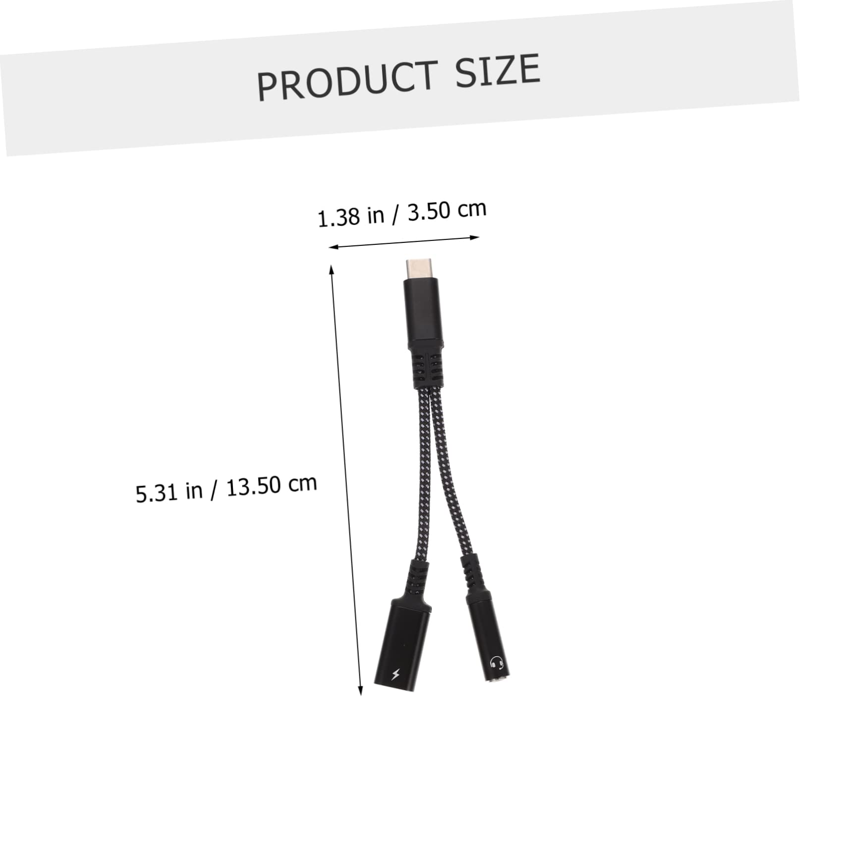 Adattatore Jack Per Cuffie Usb C 3,5 Mm Adattatore Audio Aux Da Tipo C Realizzato in Nylon E Lega Di Alluminio