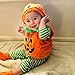MYONA Sombrero Conjuntos Bebe, Infantil Disfraz Halloween Fiesta Pelele Manga Corta Bebe...