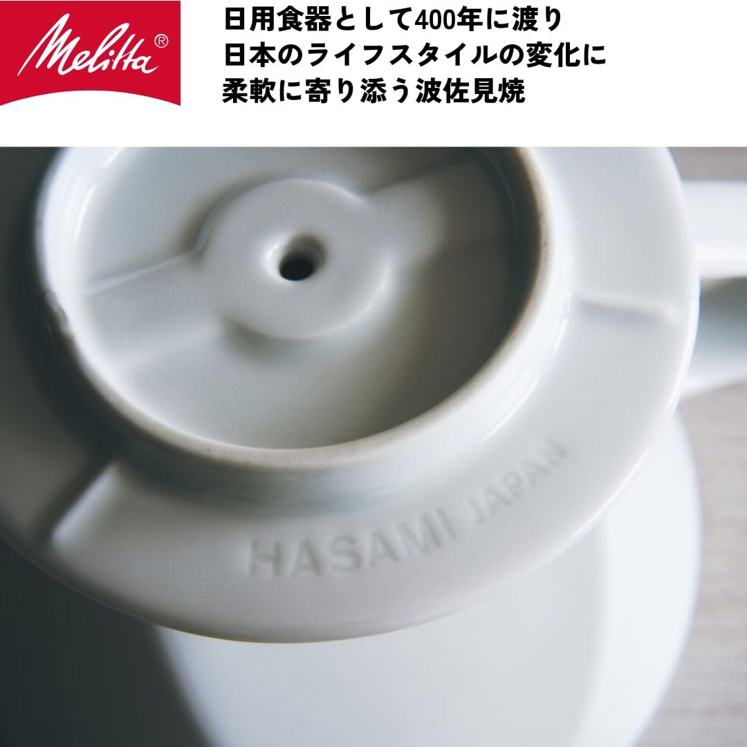 Amazon | メリタ Melitta 波佐見焼コーヒーフィルター 1~2杯用 1×1 