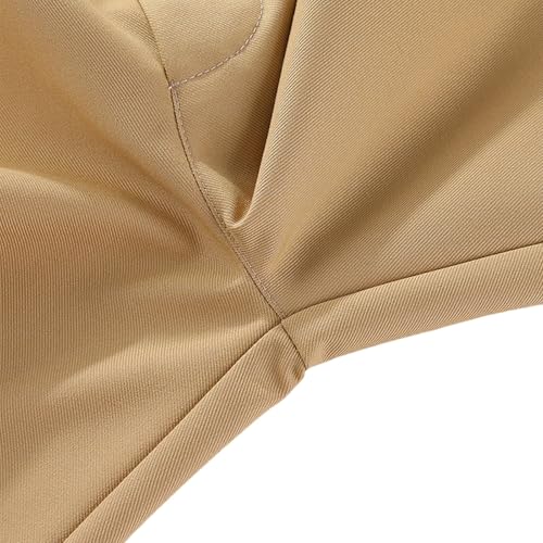 Boys Shorts Elastic Waist Solid Color Stretchy Slim Fit Casual Kids Sweatpants with Pockets4