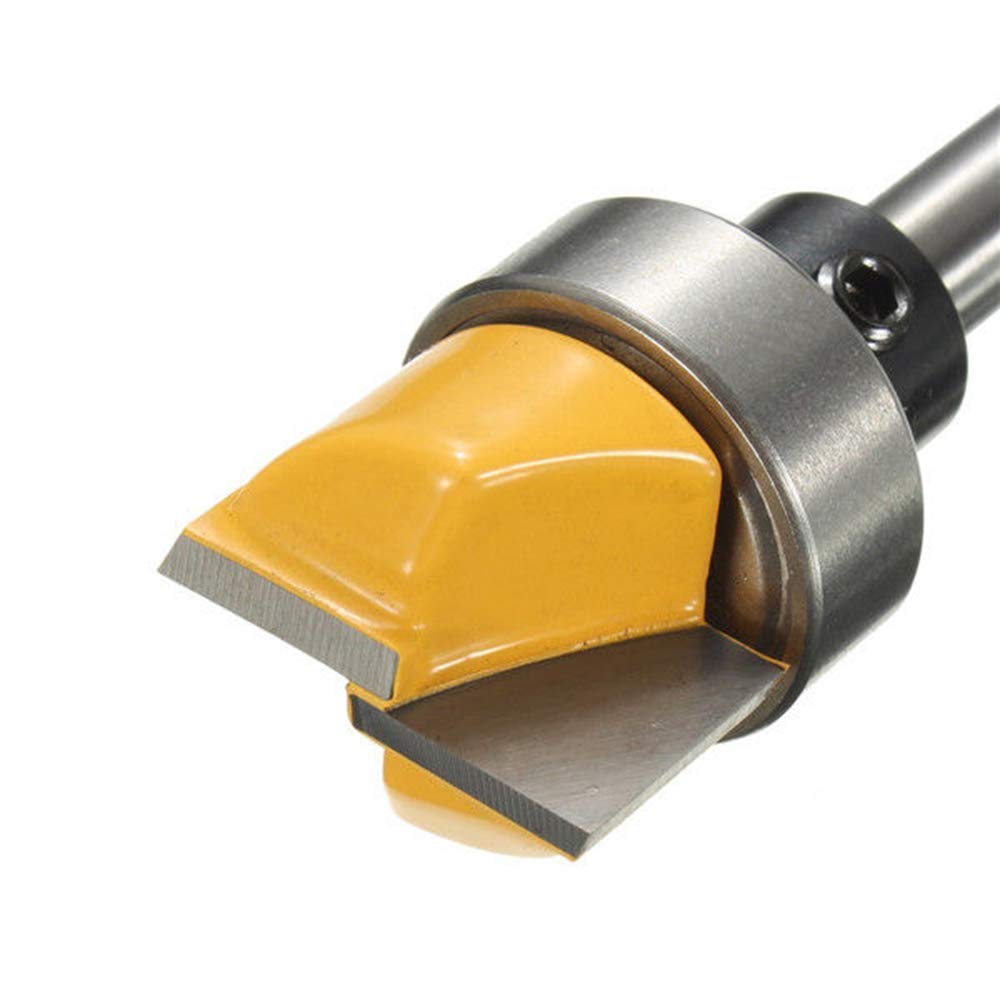 1/4 pollici gambo Flush Trim cerniera mortising stencil router bit con cuscinetto a sfera lavorazione legno fresa strumento