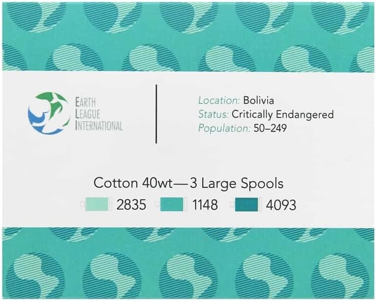 Aurifil Mako Cotton Color Builders - 40 wt. - Blue Throated Macaw 3 pc.
