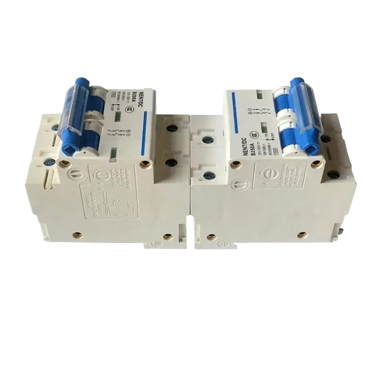 Wyłącznik automatyczny DC 1P 2P 12V 24V 48V 60V 120V Przełącznik powietrza 63A 80A 100A 125A 150A 200A 250A Wyłącznik do baterii słonecznych (1P, 125A)