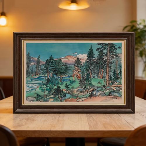 Impression sur toile supérieure Lyell avec cadre suspendu chic - 6