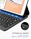 Inateck Ultraleichte Tastatur Hülle für iPad 2021(9th)/2020(8th)/2019(7th) 10.2 Zoll, iPad Air 3 und Pro 10.5, mit Smart Power Knopf, QWERTZ, BK2006