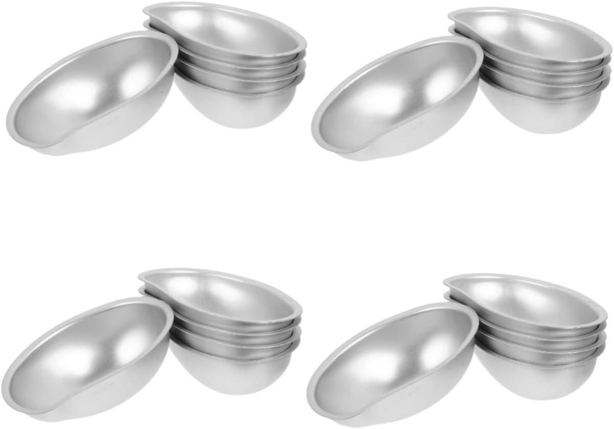 TEHAUX 20pcs Tart Pudding Molds Non-stick Baking Tart Pan for Desserts for Home Baking and Gatherings