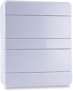 Force Line - Quadro Distribuicao 24 Disjuntores Din Branco - sobrepor