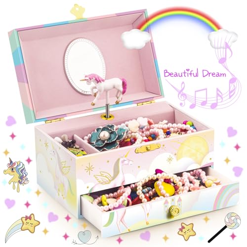 A&A Musical Jewelry Box for Girls