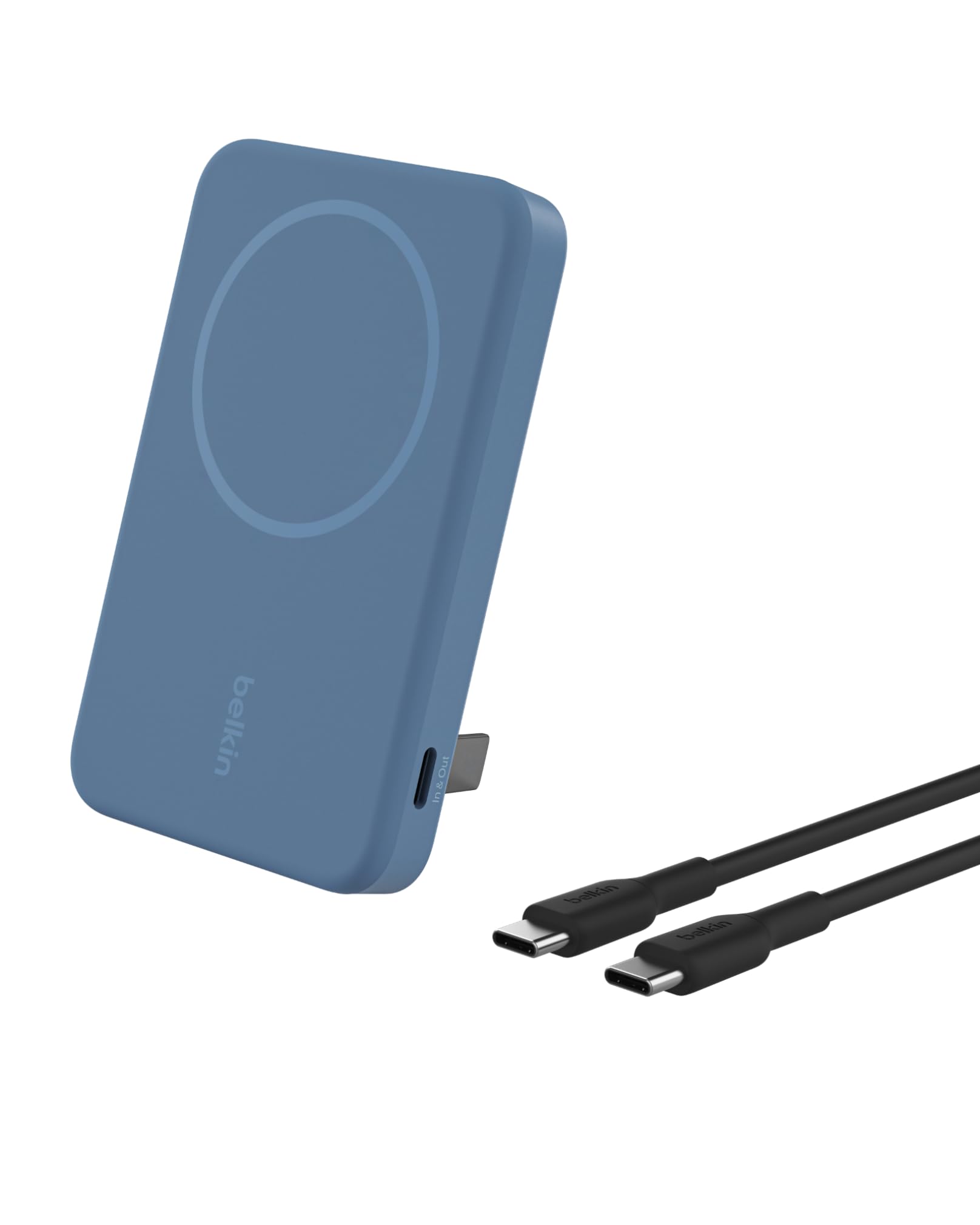 Amazon | Belkin Qi2対応 ワイヤレスモバイルバッテリー 5000mAh 7.5W