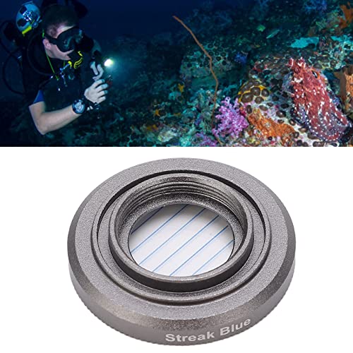 Filtro óptico con banda azul de cristal para Action 3 y lente para efecto cine 3