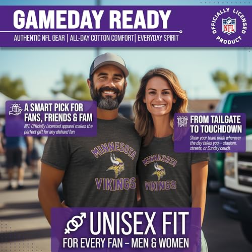 Image of NFL Gameday Cotton Blend T-Shirt for Men and Women - Licensed