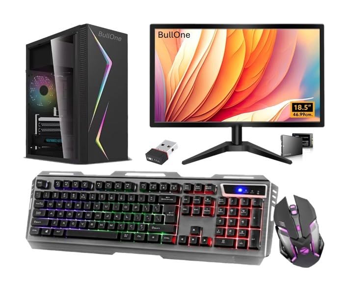 All-in-One Desktop Computer, (Wave) 19inch Moniter, Core i7 2600, 16GB RAM, 500GB SSD, RGB Keyboard & Mouse, 4GB Graphics Card, WiFi, Win11 (16-500-4GB)-image-15