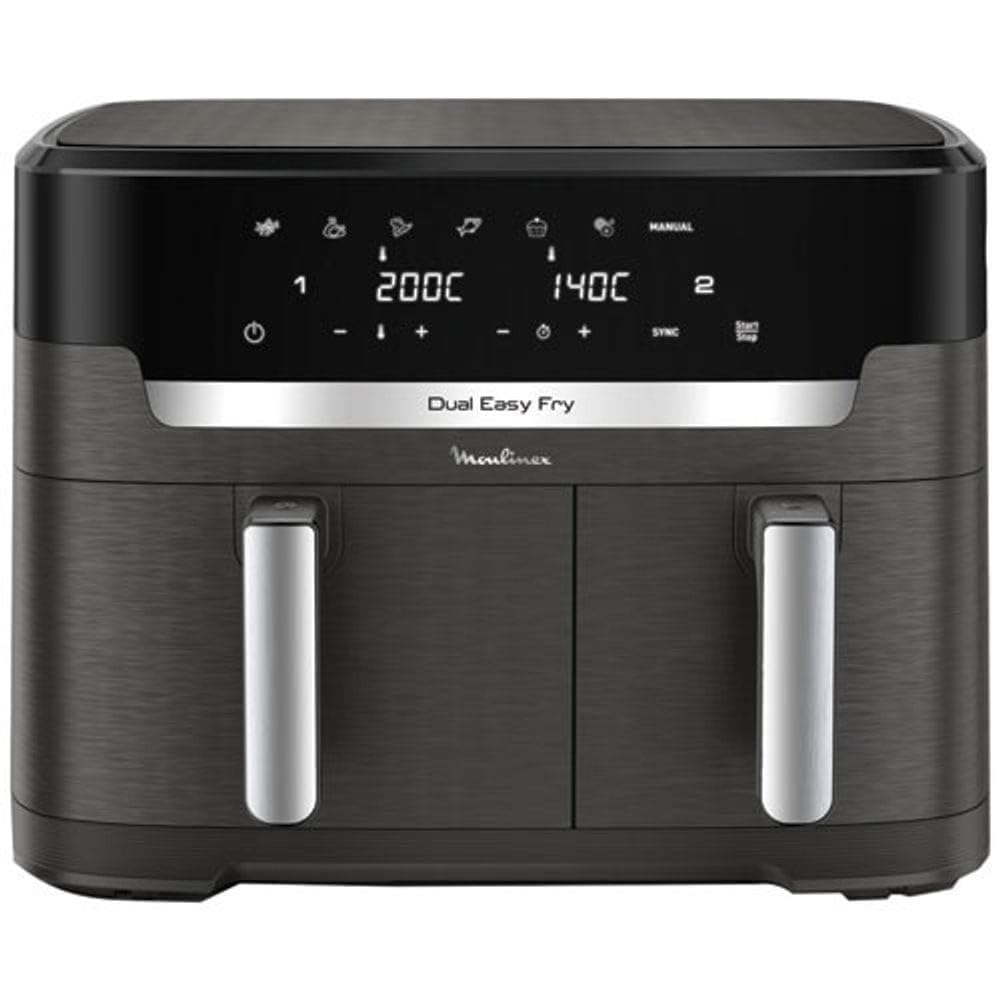 Friteuse sans huile Moulinex Dual Easy Fry XXL EZ942HF0 2700 W Noir