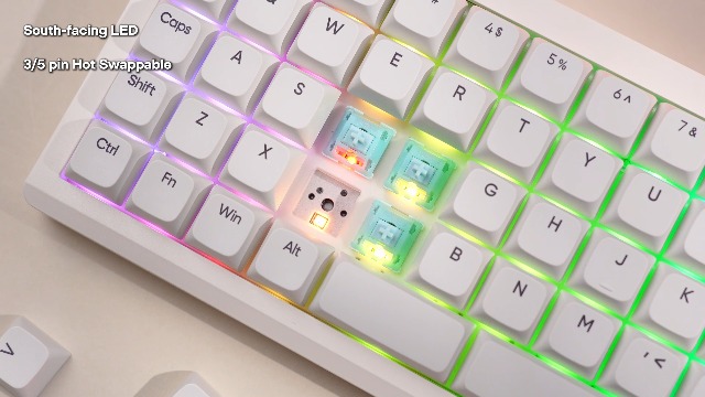 Amazon | EPOMAKER Hack70 ワイヤレスゲーミングキーボード 65%オーソ