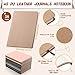 PerKoop 24 Pcs A5 PU Leather Journals Soft PU Leather Cover Ruled Writing Notebook Lined Journal Notebook for Office School Business Writing 128 Pages, 8.1'' x 5.6'' (Morandi Color)