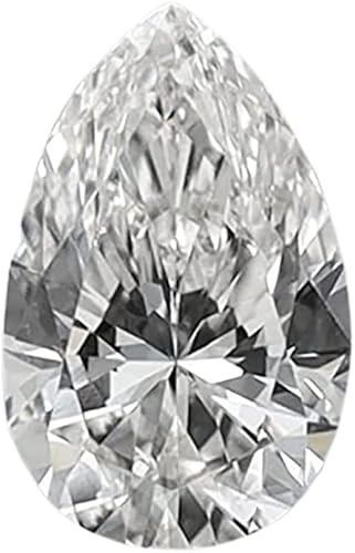 GEMHUB Pear Cut Lab Grown CVD Diamond IGI CERTIFIED 0.30 Ct. G Color VS1 Clarity