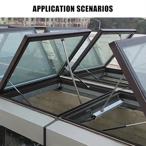 Actuador eléctrico para ventanas de 24V con control remoto y carrera ajustable 6