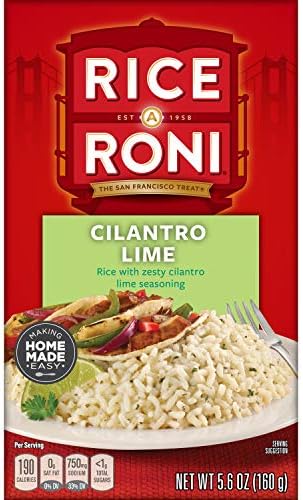 Rice-A-Roni Cilantro Lime, 5.6oz,12 Count