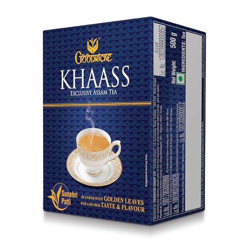 Image of GOODRICKE Khaass Assam Tea - 500g - (Pack of 1) | Premium Chai | Milk Tea with Richer Taste & Flavour