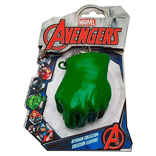 Marvel Hulk's Fist The Avengers - Portachiavi verde, 14 cm