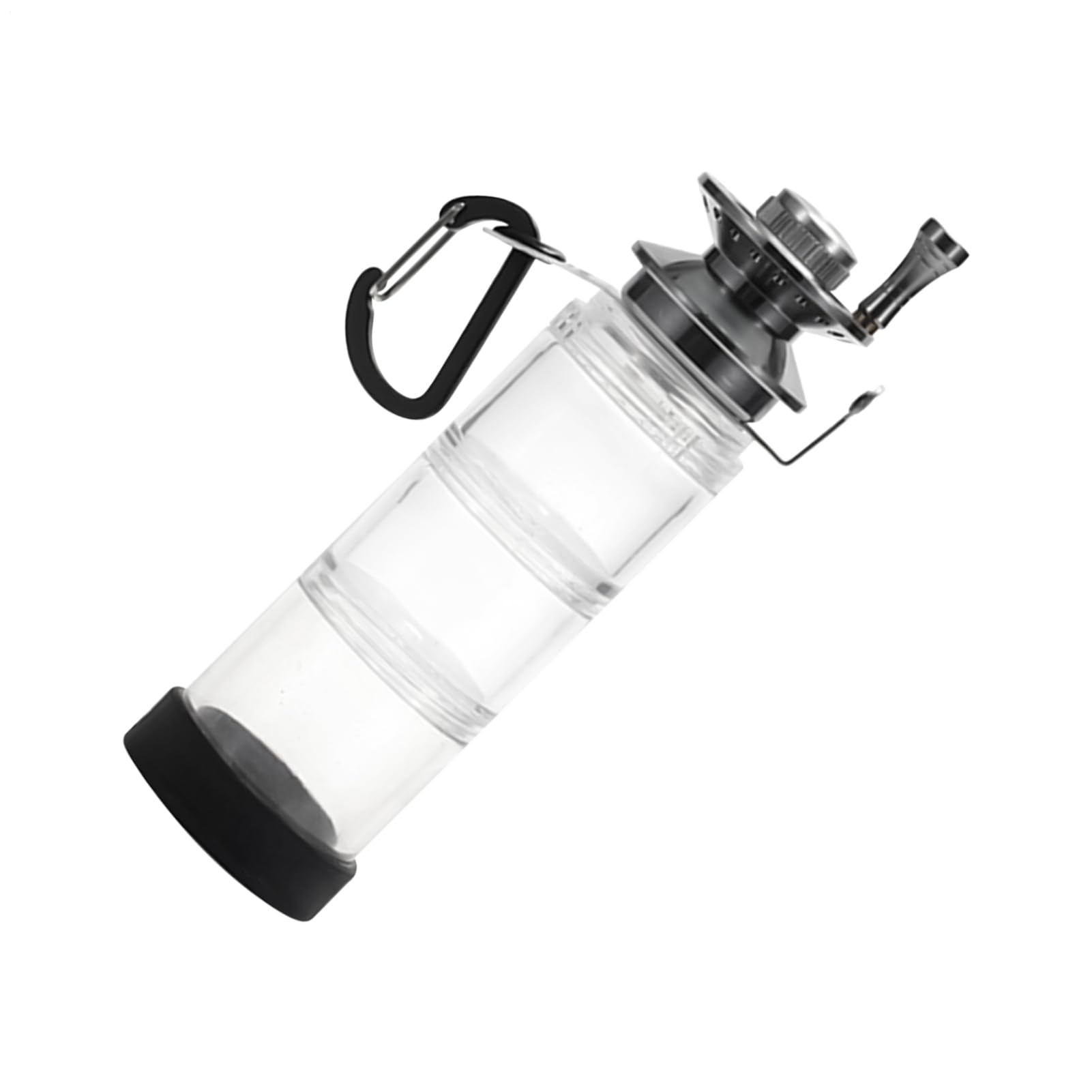 Petite boîte de tacle transparente pour sessions de pêche à pied en rivière
