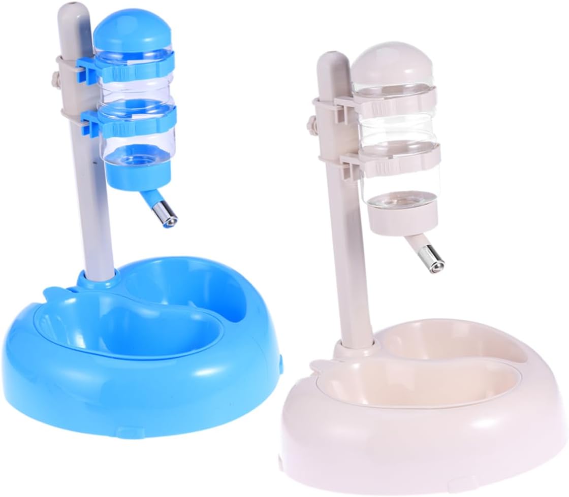 Garneck PET Drinking Fountain Automatic Water Dispenser for Cats and Dogs Wall-Mounted PET Water Feeder Plastic Easy to Install 1.5L Capacity