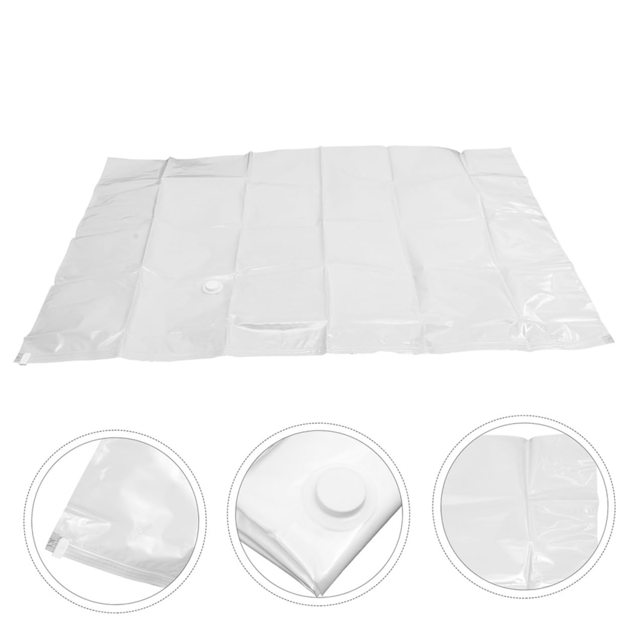 PRETYZOOM Bolsas de Vacío para Colchones y Ropa Reutilizables Gran Capacidad, Material Pa y Pe, 2 Unidades para Garajes y Sótanos
