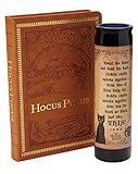 Spirit Halloween Hocus Pocus Deluxe Journal and Binx Pillar Candle Bundle | Officially Licensed | Halloween Décor | Notebook