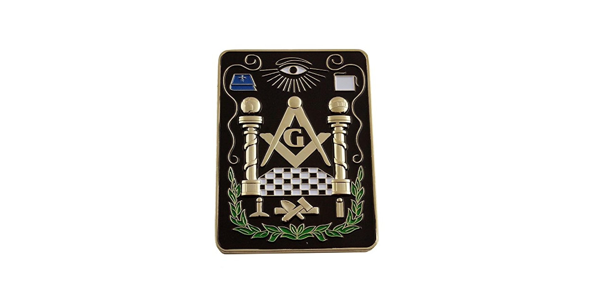 Amazon.com: Lodge All Seeing Eye Square Masonic Auto Emblem