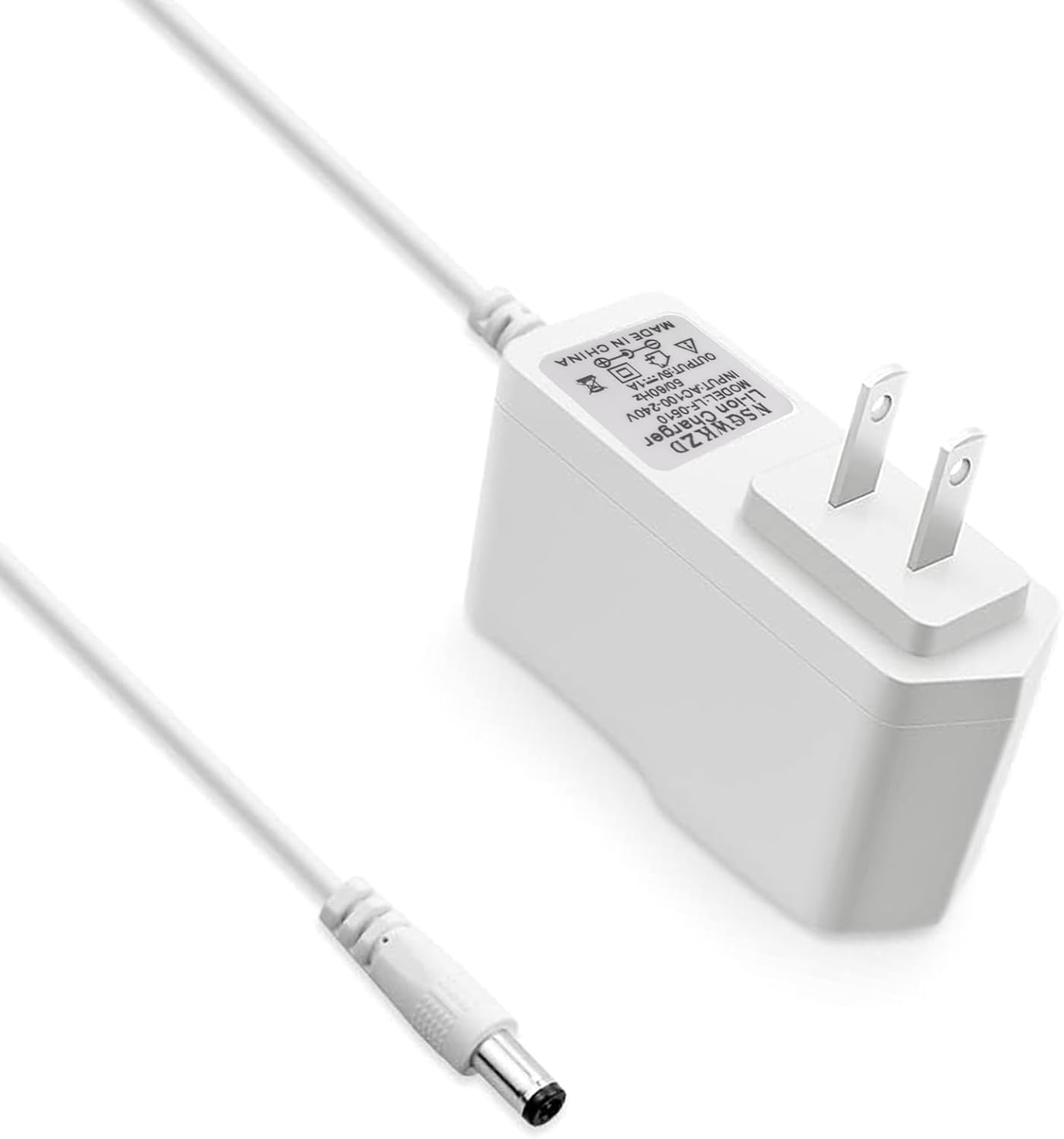 5V Charger Power Adapter Compatible with NuFACE Mini Facial Toning Device Pink/White/Green, Charging Cord White