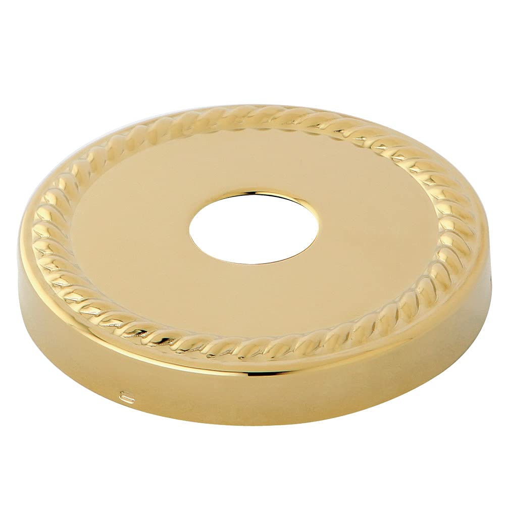 Kingston Brass FLROPE2 Magellan Made to Match Decor Escutcheon Rope without-Ring, Polished Brass