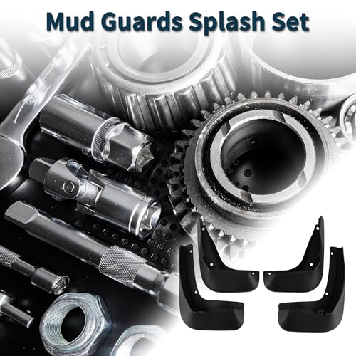 Image of Mud Flaps Splash Guards for Volkswagen Golf Wagon MK7 2016-2023 W /Mount Accessories Mud Guards Front and Rear 1 Set