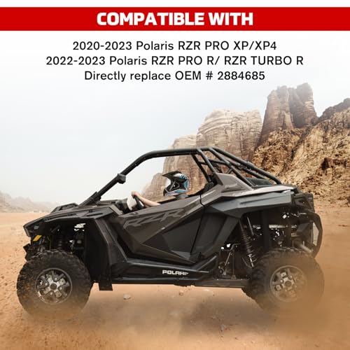 Image of Fender Flares for Polaris RZR PRO XP PRO R, Front & Rear Extended Full Coverage Mud Flaps Mud Guards for 2020-2024 Polaris RZR PRO XP XP4 /RZR PRO R Turbo R Accessories, Replace #2884685