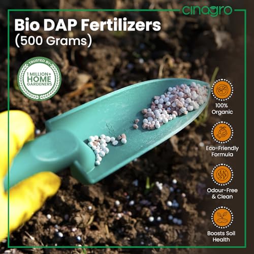 Image of Cinagro Bio DAP Fertilizers for Plants 500g Granules, Plant Food Fertilizer