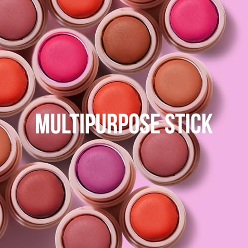Image of Blue Heaven Kiss and Blush Lip, Cheek and Eye Tint with Avocado Oil and Mango Butter | 3 in 1 Lip and Cheek Tint Stick | Rich Smooth Formula | Easily Blendable Makeup Tint | Chic Me Up | 8.5gm