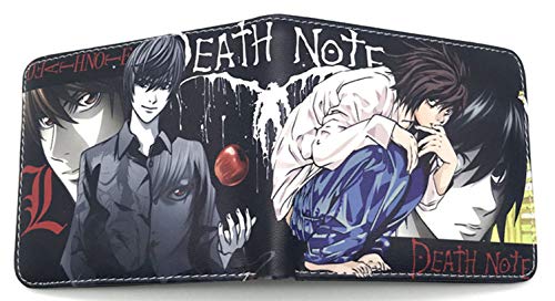 WANHONGYUE Japonés Anime Cartera Billetera de Cuero para Hombre Tarjetas de Crédito Wallet...