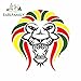 FAFPAY Sticker de Carro 13 cm x 12,2 cm para Lion Rasta Reggae Pegatinas de Coche Tabla de Surf Impermeable a Prueba de arañazos Motocicleta Van SUV Pegatina para Ordenador portátil