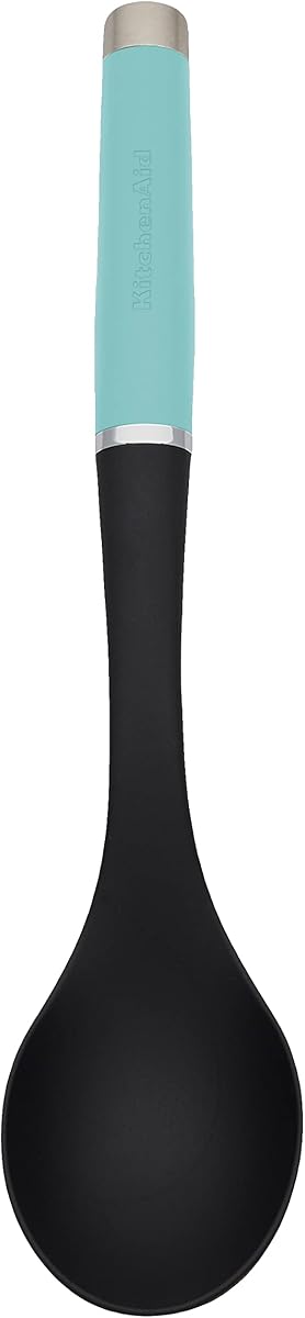 KitchenAid Classic - Cuchara de nailon para untar, color aguamarina
