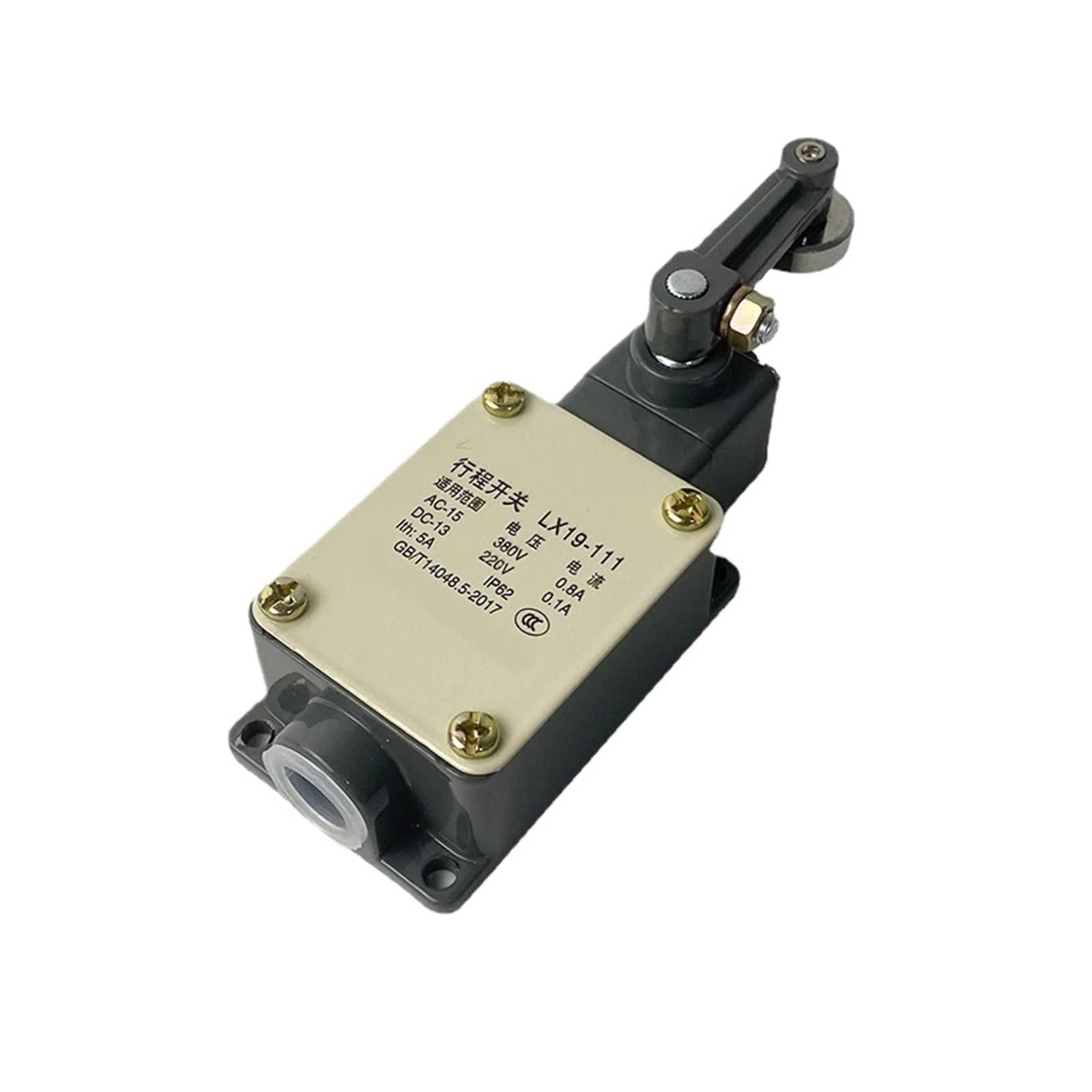 LX19-111 Micro Interruttore Finecorsa Ritorno Momentaneo NO Alu IP62