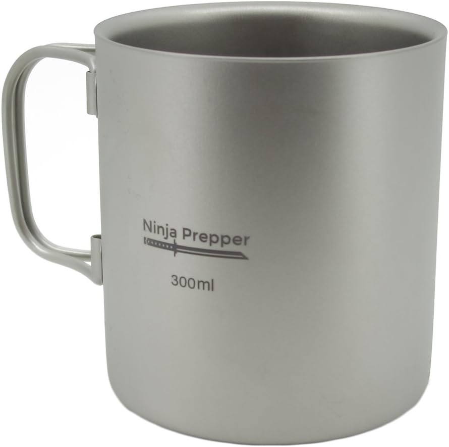 Ninja Prepper Mizu, The Insulated Titanium Mug