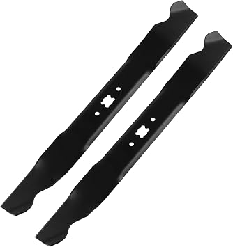 DOCAS 21 inch Mower Mulching Blades for Troy Bilt TB280ES TB240 TB130 TB230 TB210 TB110 TB220 TB320 Cub Cadet MTD 21" Deck Replace for 942-0741A 742-0741 742-0741A 942-0741 2 Pack