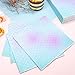 Tiblue Mermaid Party Supplies - 200PCS Disposable Paper Dinnerware Set with Litthe Mermaid Dinner Plates Dessert Plates Cups Napkins for Girl Birthday Baby Shower Ocean Theme Summer Graduation Party