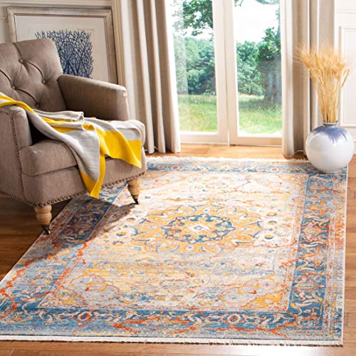 SAFAVIEH Persian Collection Accent Rug - 4' x 6', Blue...