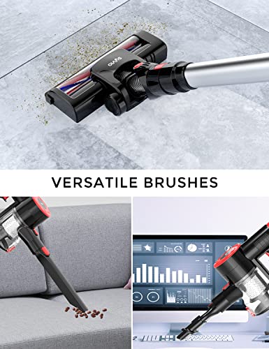 Syvio Cordless Vacuum Cleaner Rechargeable With 2200Mah Detachable Battery, 18000Pa Cyclone Vacuum With Double Hepa Filters, 2 Modes, Portable Handheld Stick Vacuum For Hard Floors #TOP6