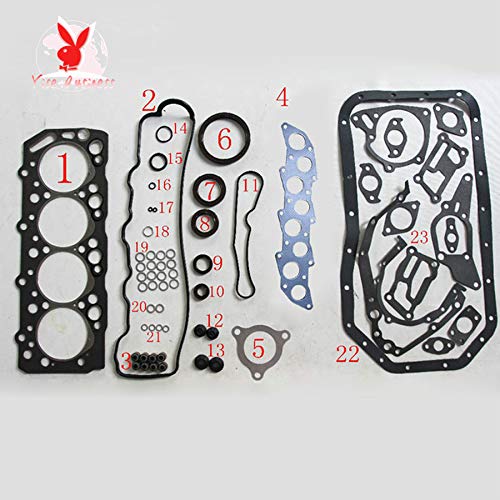 yise-P340 4D56 4D56T Engine Full Gasket Set kit for Mitsubishi Montero L200 L400 CANTER Hyundai GRAC
