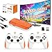 JSAIGamams X10 Pro Retro Game Stick, 4K HDMI Plug & Play Retro Gaming Console, 128GB Storage, 2 Wireless Controllers for TV