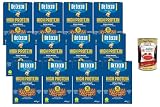Italian Gourmet Bundle High Protein Pasta 12x 400g + Italian Gourmet Polpa – Proteinreiche Ditali Rigati Pasta, High Protein Nudeln mit 30% Protein, Vegan & Ballaststoffreich