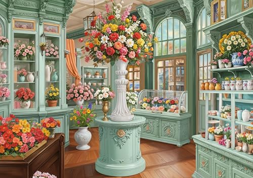 Ceaco - Store Interior - Rompecabezas de 500 piezas para adultos | Arte de Chris Bigelow, Hecho en USA, Incluye póster, Ideal para regalar y enmarcar miniatura 2