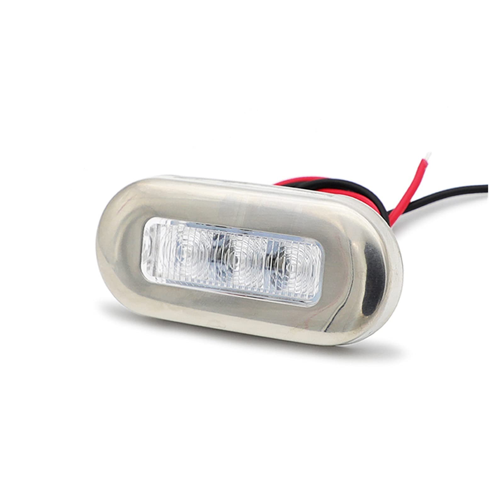 Luci di Navigazione 1pair Acciaio Inox.GUIDATO Lampada di Avvertimento del Segnale delle luci di Navigazione for Yacht della Barca Marina 12V